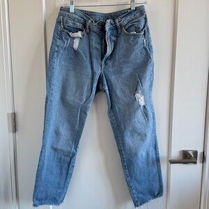 Old Navy High-Rise OG Straight Secret Smooth Pockets in size 8 petite